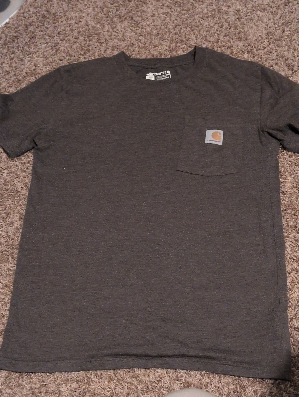 Carhartt Cotton Mix Brown T-shirt Boys Size 14-16